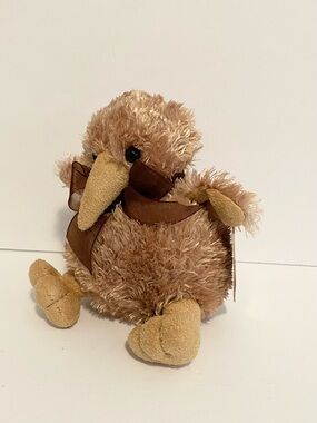 Kiwi & Friends Kiwi Bird Plush New Zealand Toy Brown Stuffed Animal Mini Toy 5”